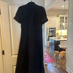 Staud Ilana dress maxi navy